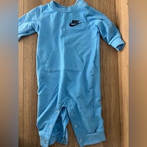 Nike Sky Blue Kids Footie One Piece